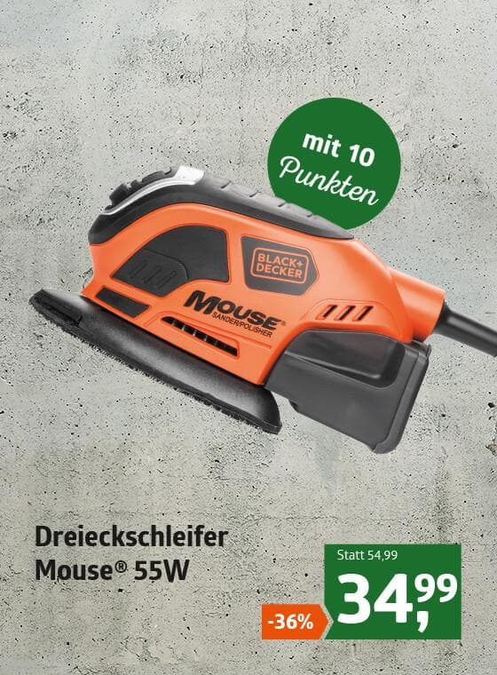 Freieckschleifer Mouse 55W