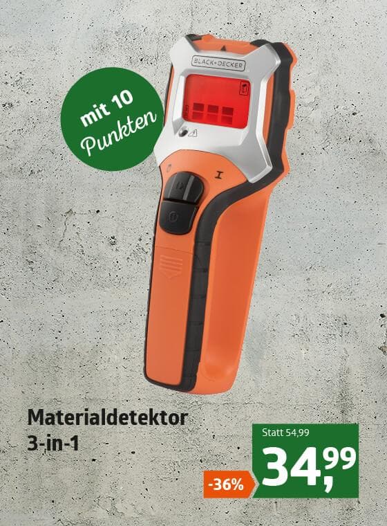 Materialdetektor 3in1